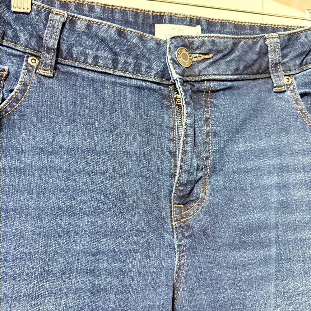 Maurices mjeans Mid Rise Slim Boot Classic Blue Women's Jeans Size 18W - Picture 4 of 11